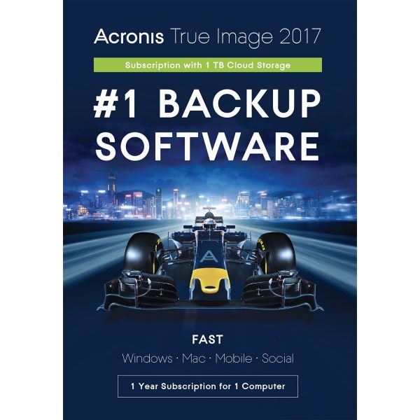 Acronis Cloud Storage Subscription License 3 TB, 1 Year